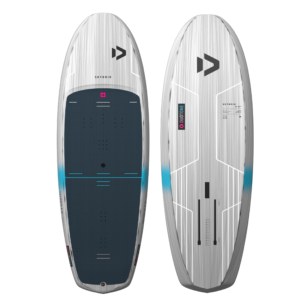 Duotone Wing-foil board Skybrid white available at the Vass Beach House Wing-foil Shop in Vassiliki