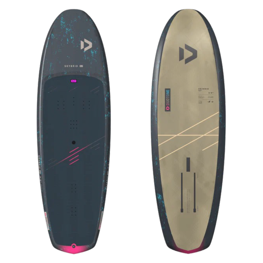duotone-wing-foil-board-skybrid-sls-black-sand Duotone Wing-foil board Skybrid SLS black sand available at the Vass Beach House Wing-foil Shop in Vassiliki